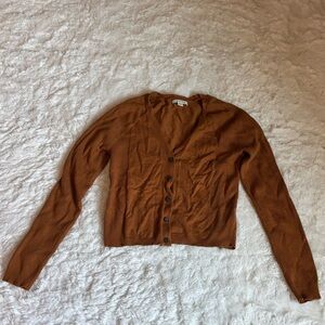 American Eagle Outfitters Burnt Orange Cozy Cardigan
